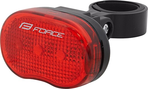 blikačka zadní FORCE TRI 3LM 3 LED+ baterie