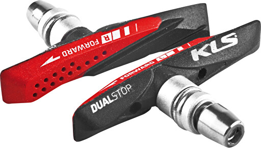Brzdové gumičky KLS DUALSTOP V-02 (pár)