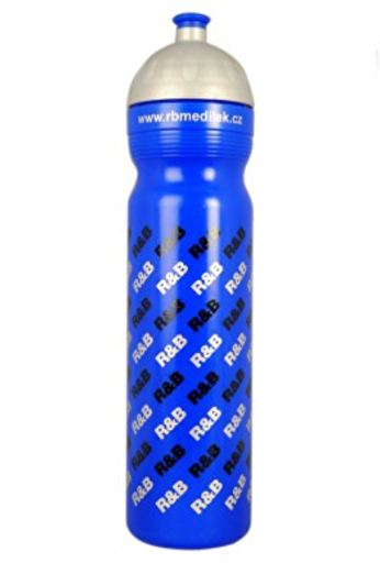 láhev R+B 1 l modro šedá