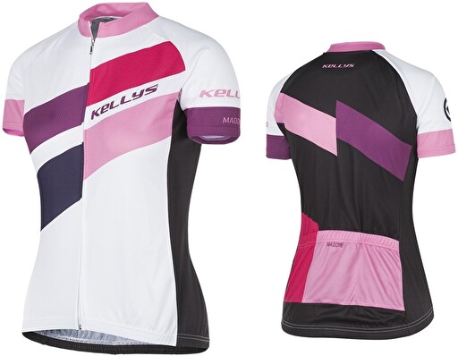 Dres Kellys MADDIE krátký rukáv růž.XL