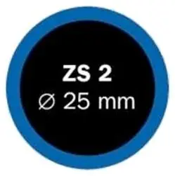 záplaty Ferdus ZS 2 průměr 25mm bal 10ks