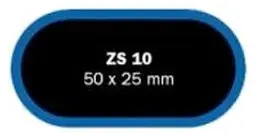 záplaty Ferdus ZS 10 50x25 mm bal 10 ks