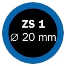 záplaty Ferdus ZS 1 průměr 20mm bal 10ks