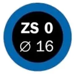 záplaty Ferdus ZS 0 průměr 16mm bal 10ks