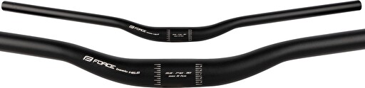 řídítka F BASIC H6.6 prohlé 31,8/740mm Al,črn. mat