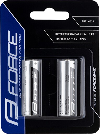 baterie FORCE tužkové AA / 1,5V 1 x 2 ks