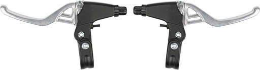 brzdové páky V-brake i cantilever Alu+Alu stříbrné